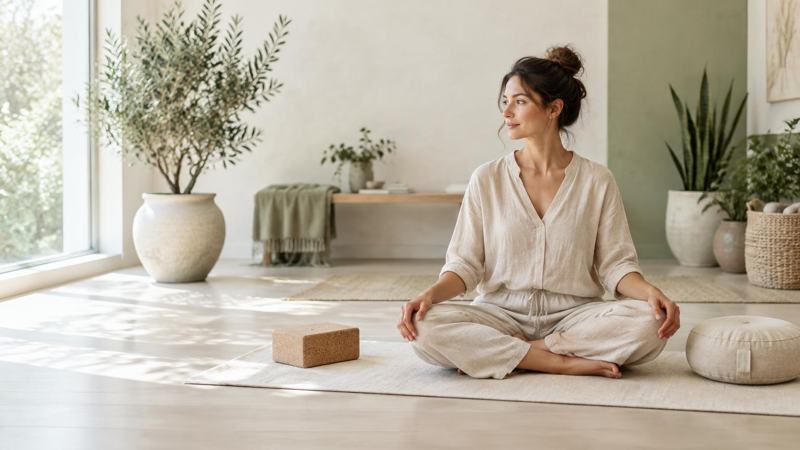 Desktop preview of the ZenMotion yoga and wellness demo store