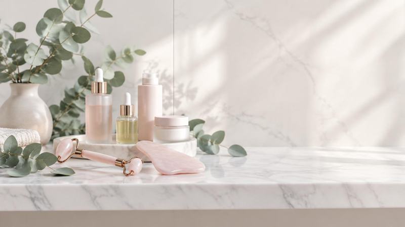 Desktop preview of the LumiSkin skincare accessories demo store