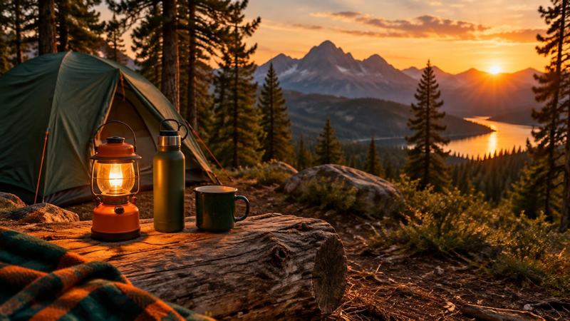 Desktop preview of the TrailNest outdoor accessories demo store