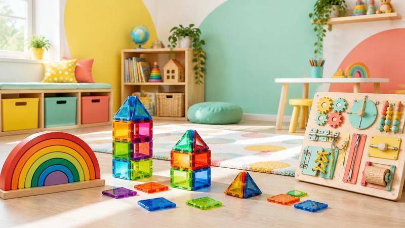 Desktop preview of the PlayNest kids' toys and activities demo store